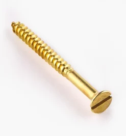Lee Valley Screws>1 1/2" #6 Flat-Head Brass Screws