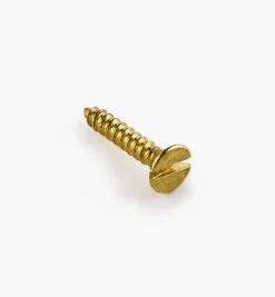 Lee Valley Screws>3/8" #1 Flat-Head Brass Screws