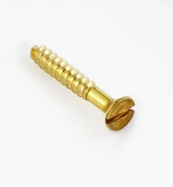 Lee Valley Screws>5/8" #2 Flat-Head Brass Screws