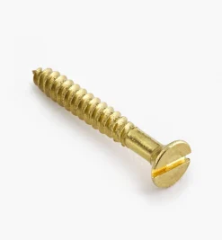 Lee Valley Screws>3/4" #3 Flat-Head Brass Screws