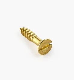 Lee Valley Screws>3/4" #8 Flat-Head Brass Screws