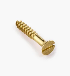Lee Valley Screws>1" #8 Flat-Head Brass Screws