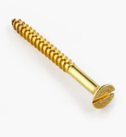 Lee Valley Screws>2" #10 Flat-Head Brass Screws