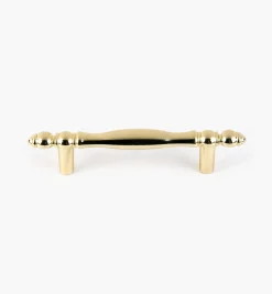 Lee Valley Pulls>4 1/4" Ultra-Bright Brass Finish Polished Accent Pull