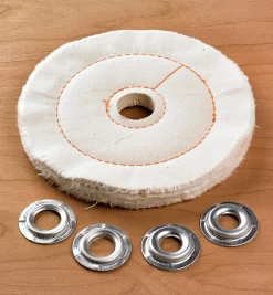 Lee Valley Power Tool Accessories>6" Cloth Buffing Wheel