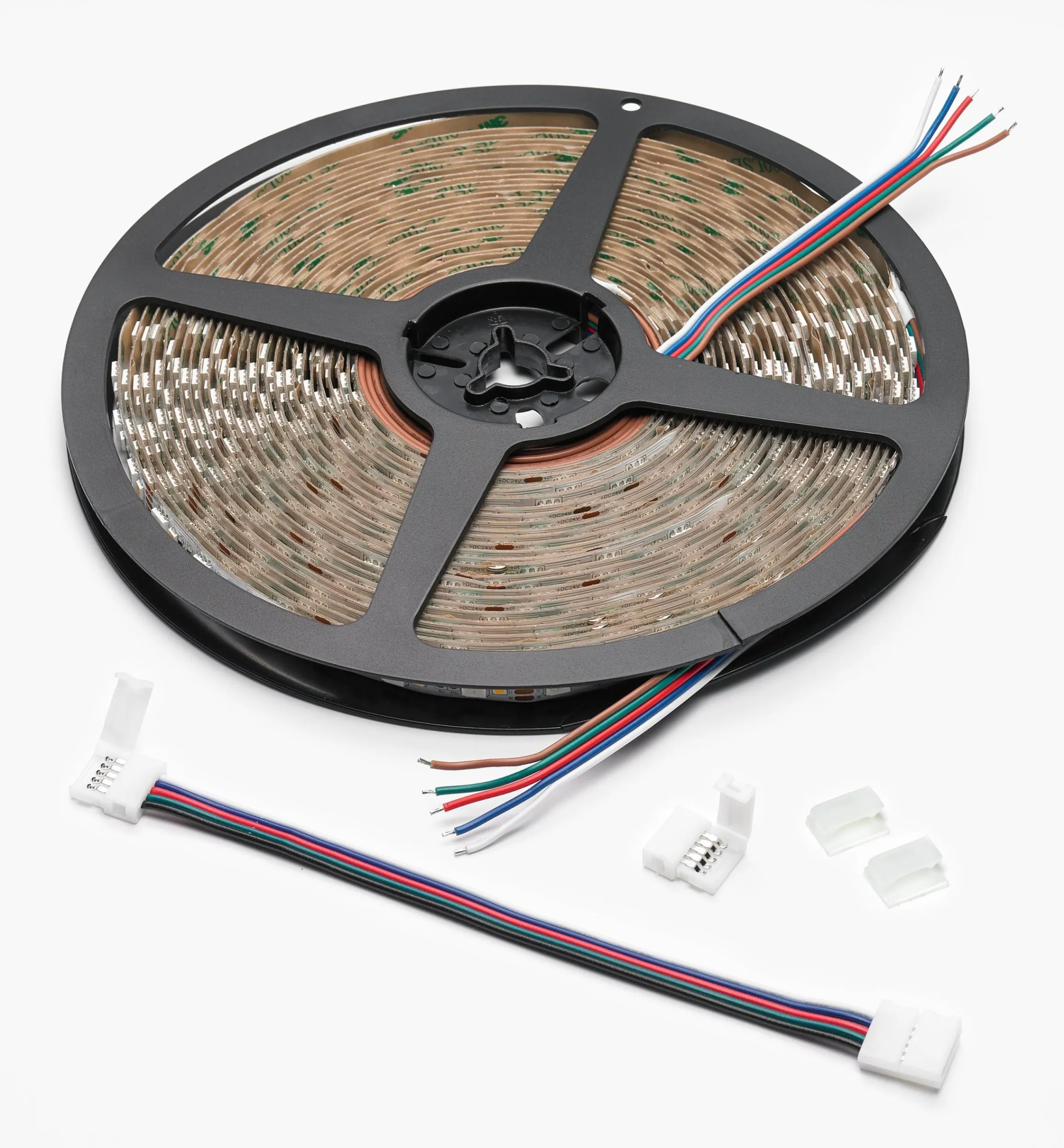 Lee Valley Lighting>32' Color-Controlled RGB+W LED Tape Light Set, 60+60 LEDs/m