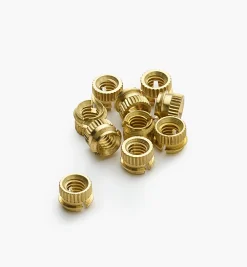 Lee Valley Fasteners>8-32 E-Z Fin Insert Nuts