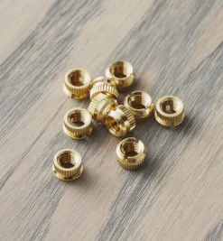 Lee Valley Fasteners>10-32 E-Z Fin Insert Nuts