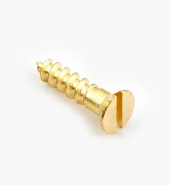 Lee Valley Screws>#12 Flat-Head Brass Screws