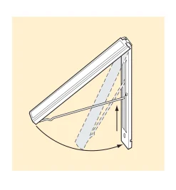 Lee Valley Storage & Organization>12" Folding Hanging Rack