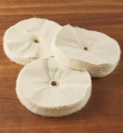 Lee Valley Power Tool Accessories>8" Replacement Buffs For Beall 3-On Lathe System