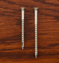 Lee Valley Screws>18-8 Stainless-Steel #10 Flat-Head Screws