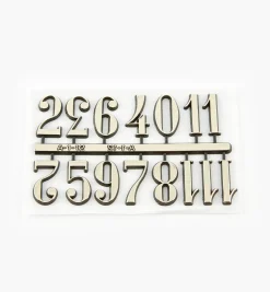 Lee Valley Project Supplies>Adhesive-Backed Arabic Numerals