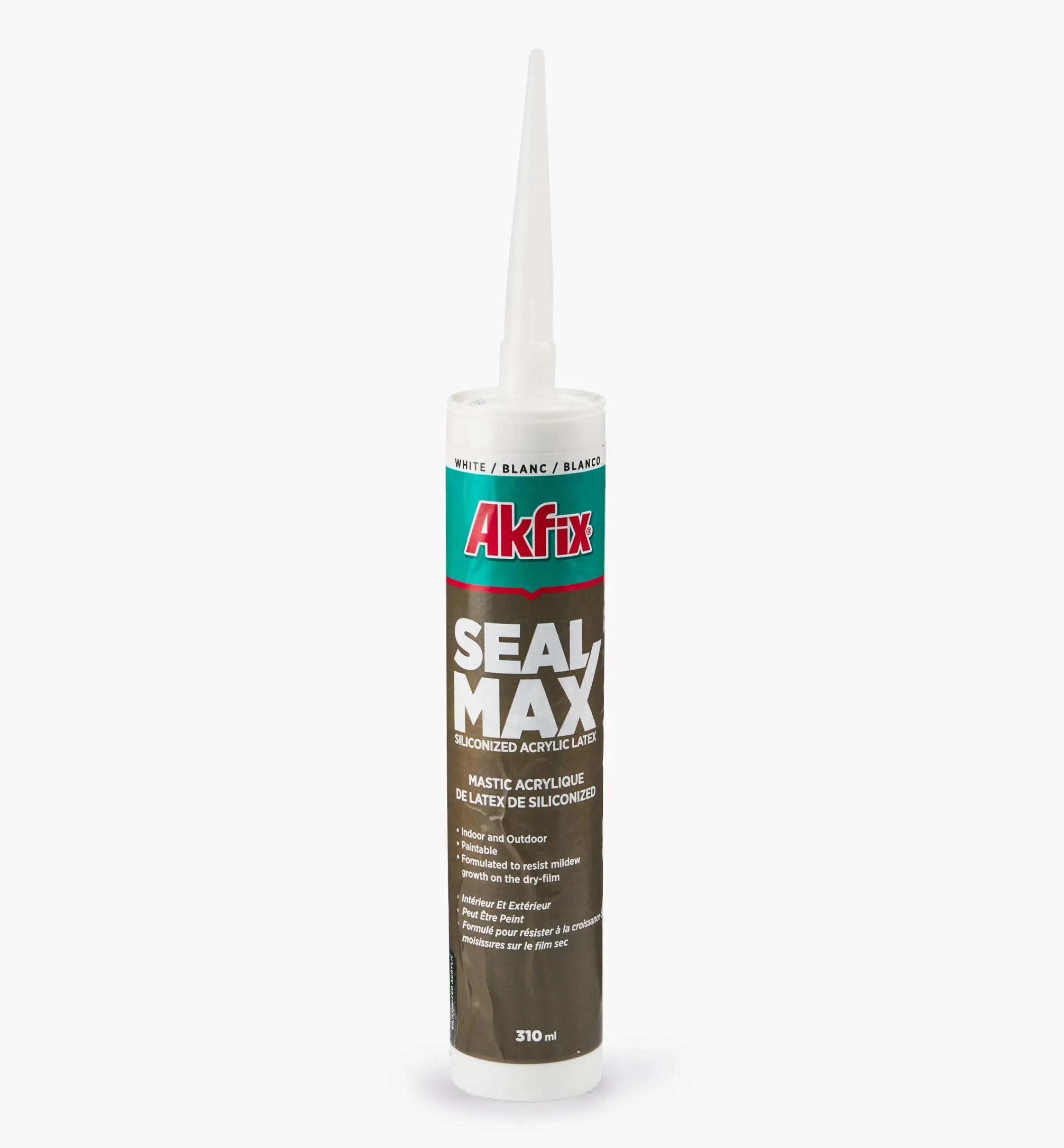 Lee Valley Supplies>Akfix Seal Max Acrylic Sealant