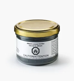 Lee Valley Supplies>Allbäck Black Linseed Oil Wax