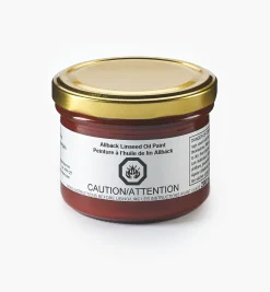 Lee Valley Supplies>Allbäck Brick Red Linseed Oil Paint