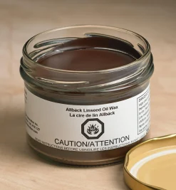 Lee Valley Supplies>Allbäck Brown Linseed Oil Wax