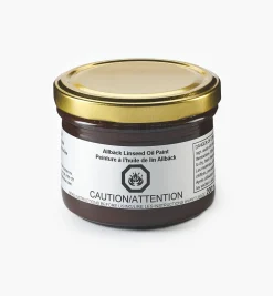 Lee Valley Supplies>Allbäck Chocolate Linseed Oil Paint