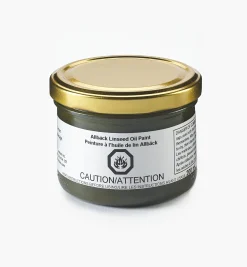 Lee Valley Supplies>Allbäck Green Umber Linseed Oil Paint