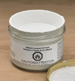 Lee Valley Supplies>Allbäck Old White Linseed Oil Paint