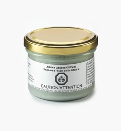 Lee Valley Supplies>Allbäck Oyster Green Linseed Oil Paint