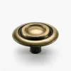 Lee Valley Knobs>Antique Brass Cabinet Knob