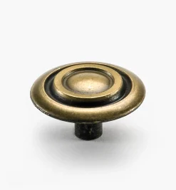 Lee Valley Knobs>Antique Brass Cabinet Knob