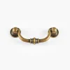 Lee Valley Pulls>Antique Brass Ring Rosette Pull