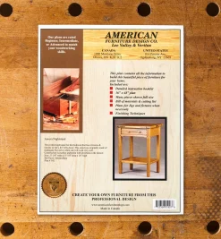 Lee Valley Plans>Aurora Nightstand Plan