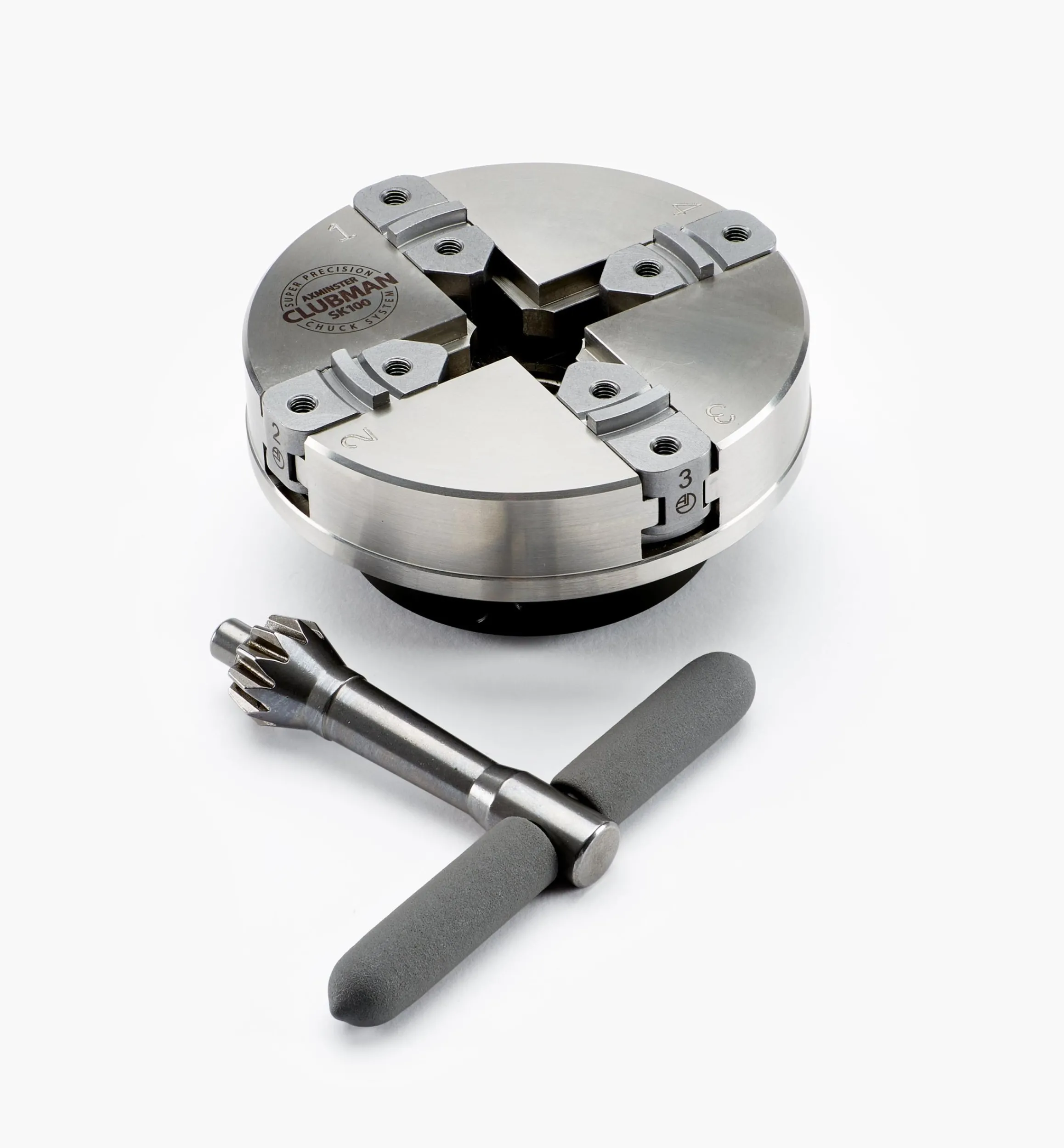 Lee Valley Power Tool Accessories>Axminster Stainless-Steel SK100 Scroll Chuck