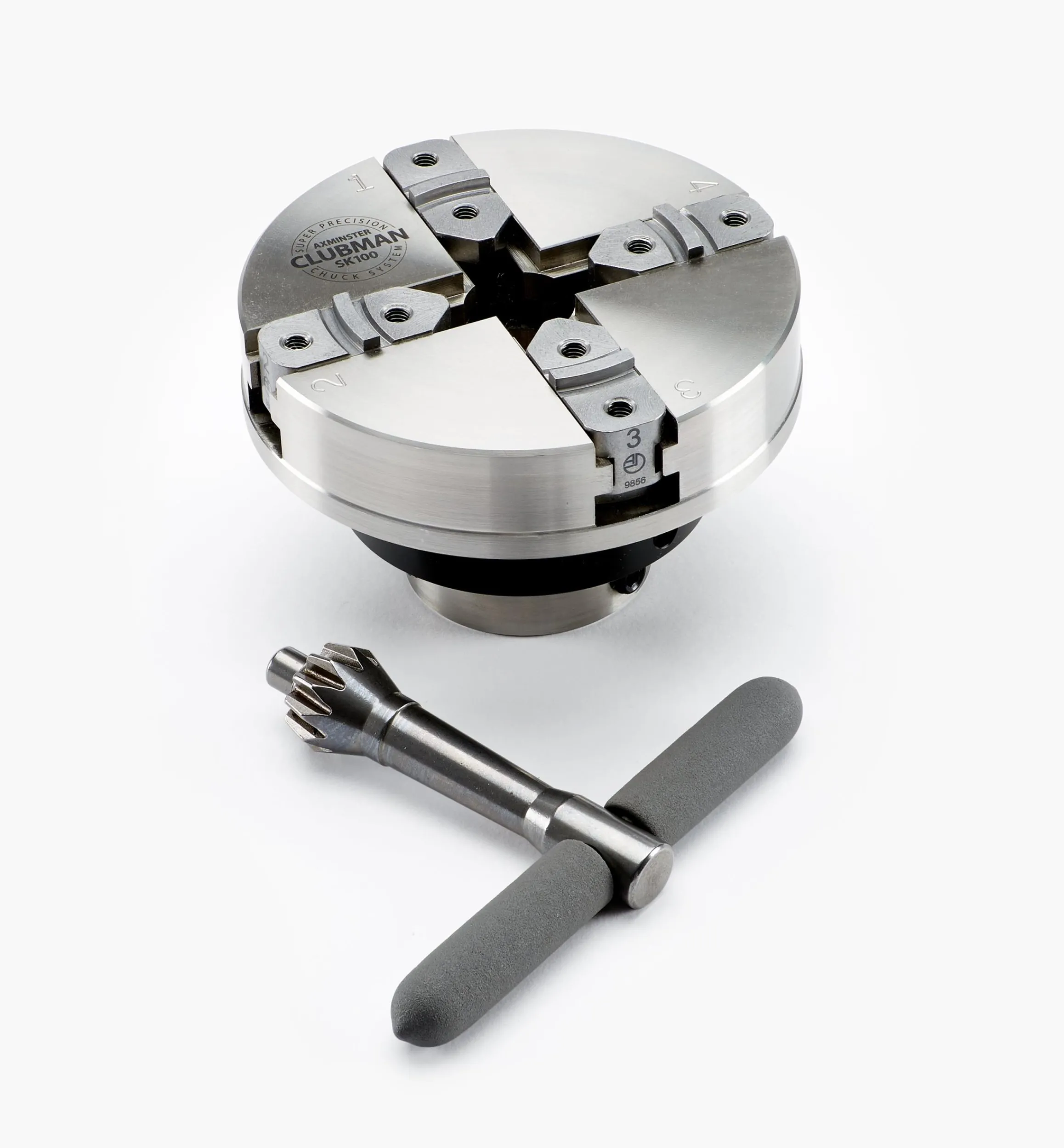 Lee Valley Power Tool Accessories>Axminster Stainless-Steel SK100 Scroll Chuck