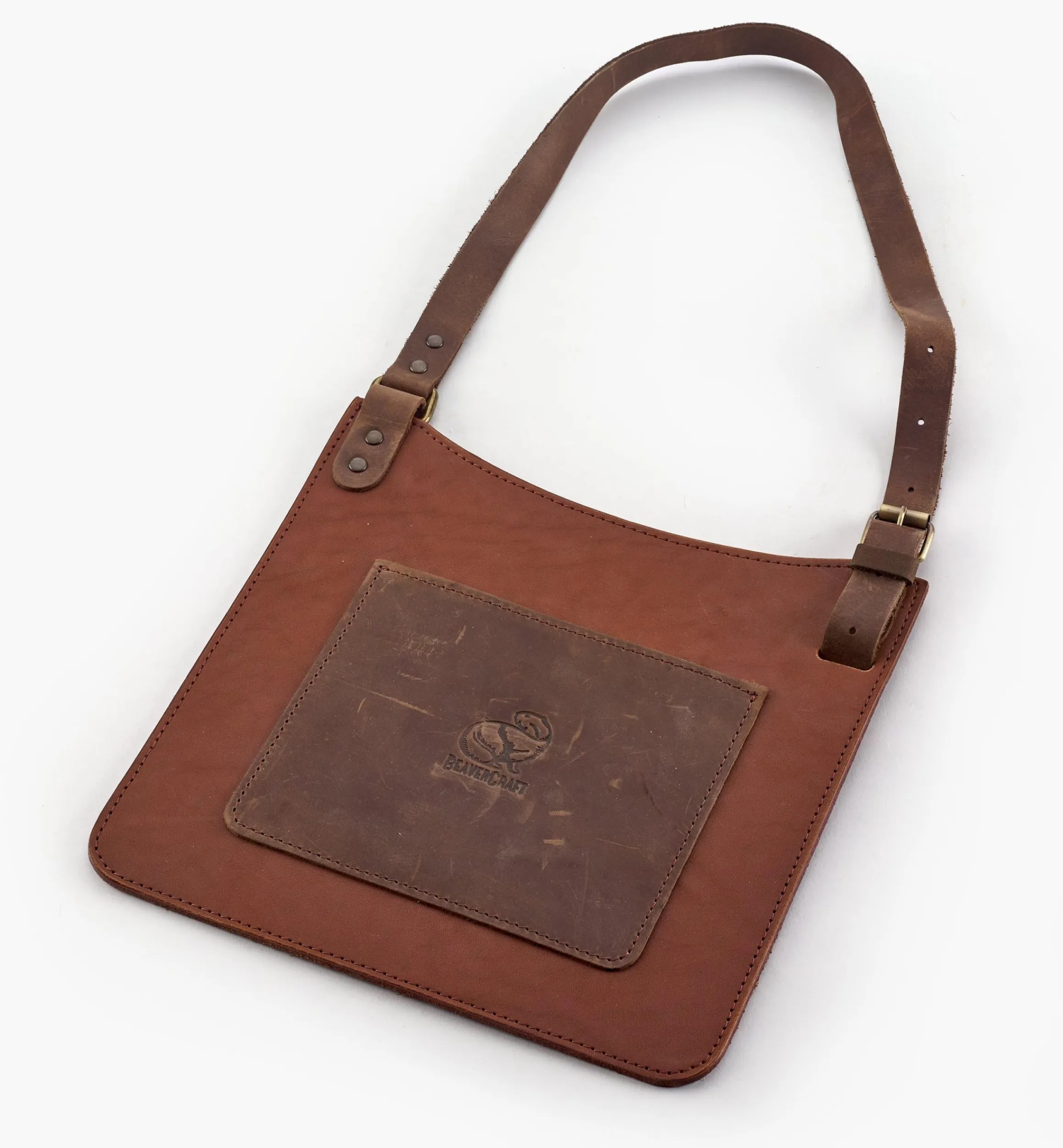 Lee Valley Safety Gear>BeaverCraft Carver's Leather Chest Apron