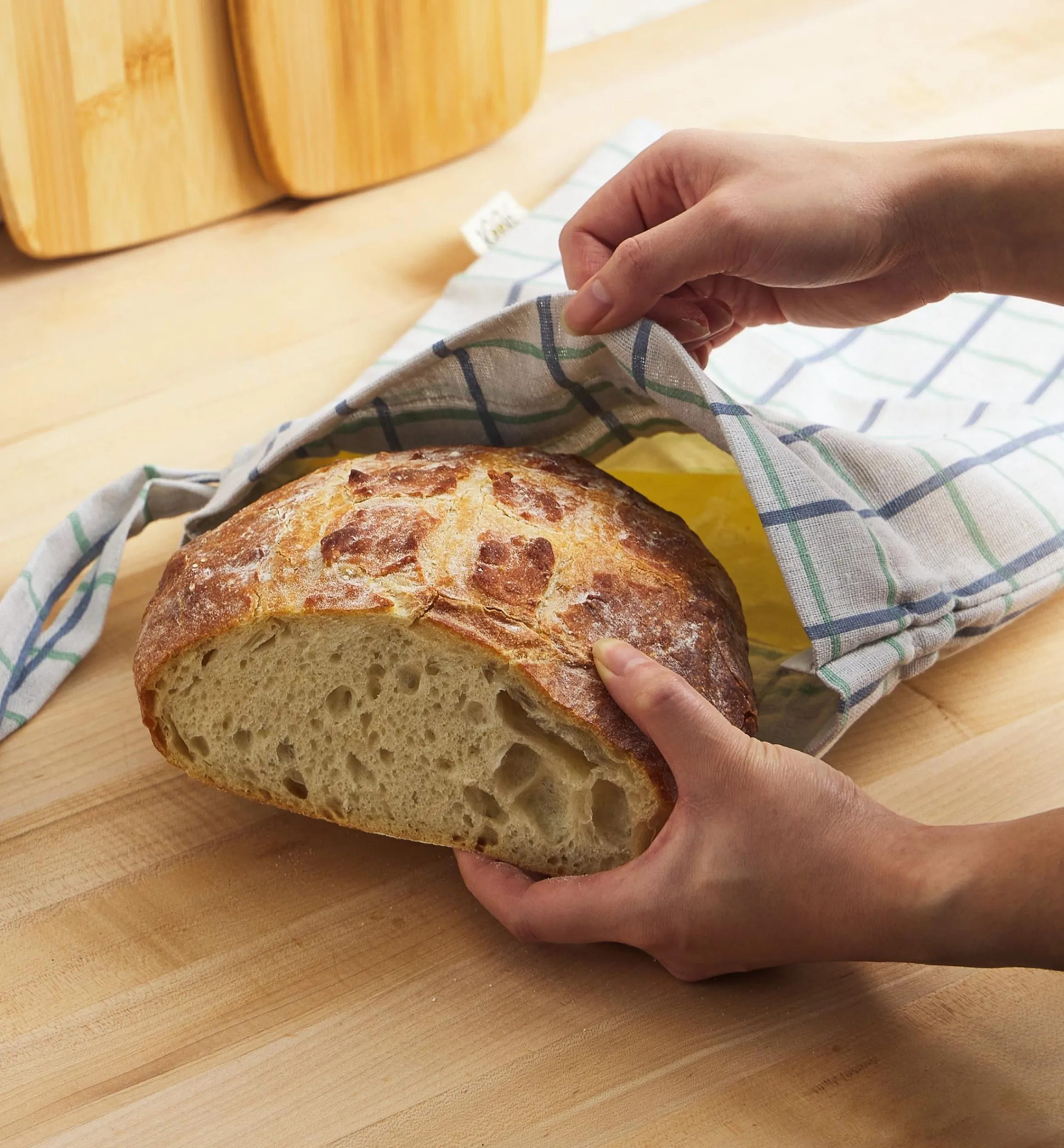 Lee Valley Food Storage>Beeswax Bread Storage Bag