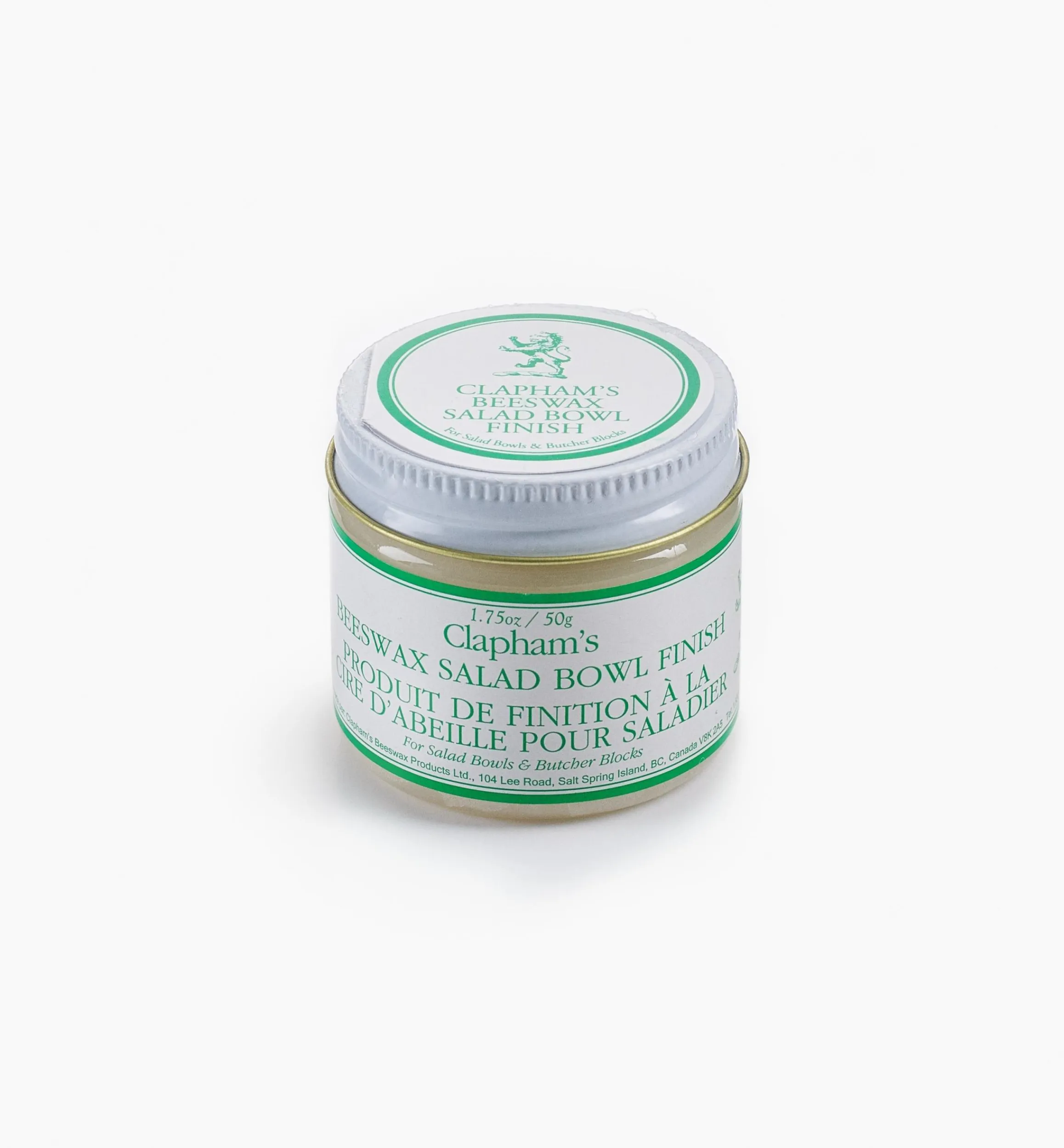 Lee Valley Supplies>Beeswax Salad Bowl Finish