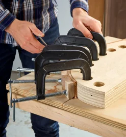 Lee Valley Hand Tools>Bessey Heavy-Duty C-Clamps