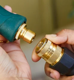 Lee Valley Hoses & Accessories>Brass Female Hose-End Quick Coupler