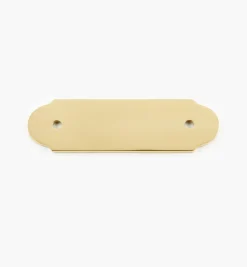 Lee Valley Escutcheons>Brass Round-Edge Handle Escutcheon