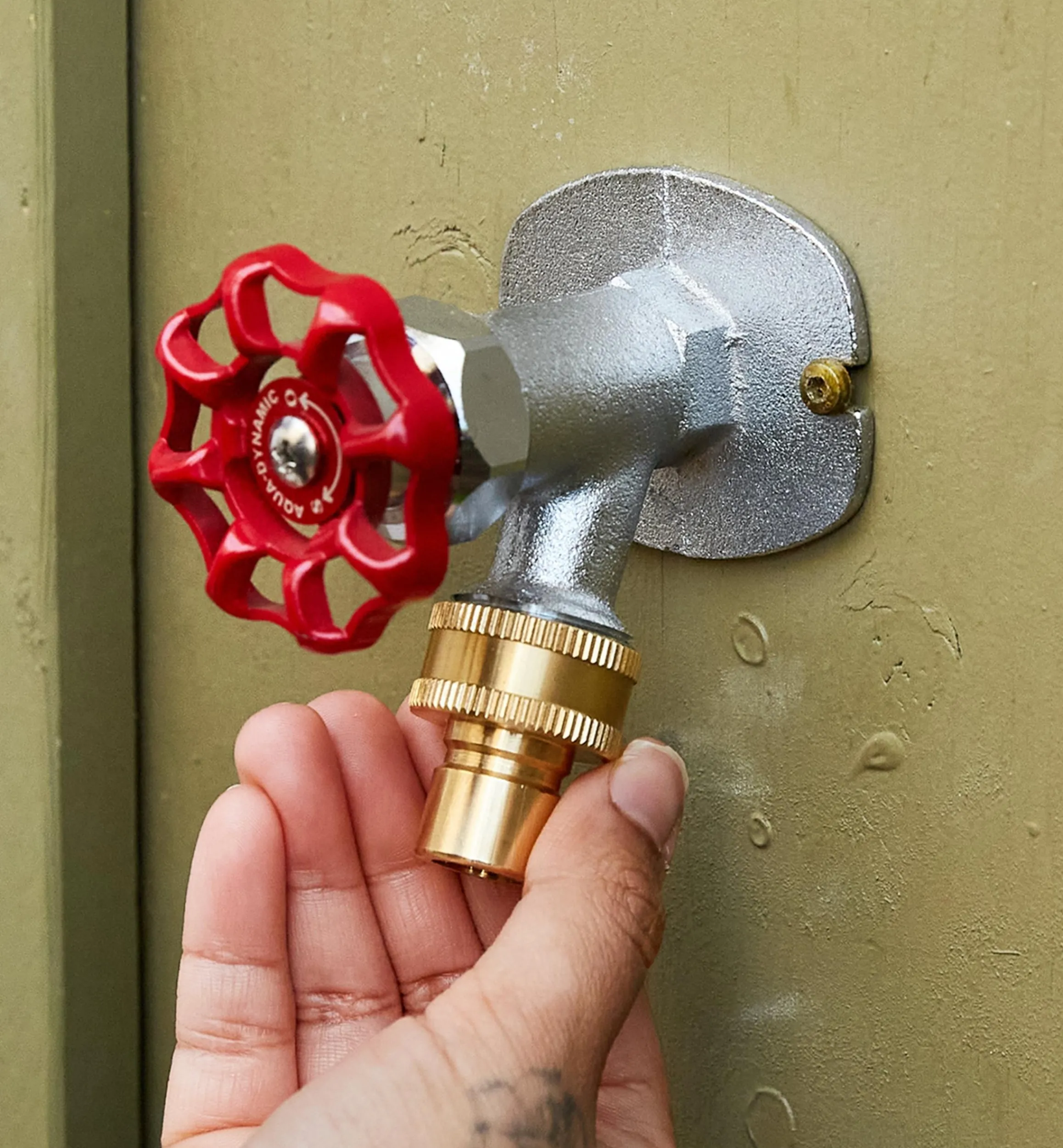 Lee Valley Hoses & Accessories>Brass Tap End Quick Connect Set