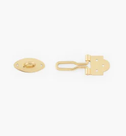 Lee Valley Latches>Brass-Plated Hasp