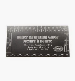 Lee Valley Measurement>Butter Measuring Guide