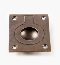 Lee Valley Pulls>Campaign-Style Rectangular Ring Pulls