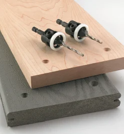 Lee Valley Power Tool Accessories>Carbide Countersink Drills With Low-Friction Depth Stop