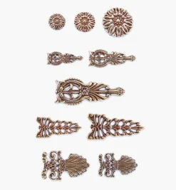 Lee Valley Project Supplies>Cast Brass Appliqué Accents