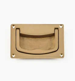 Lee Valley Handles>Cast Brass Recessed Handles