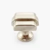 Lee Valley Knobs>Cast Modern Satin Nickel Square Knob
