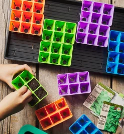 Lee Valley Seed Starting>72-Cell Modular Seed Starter With Propagation Tray