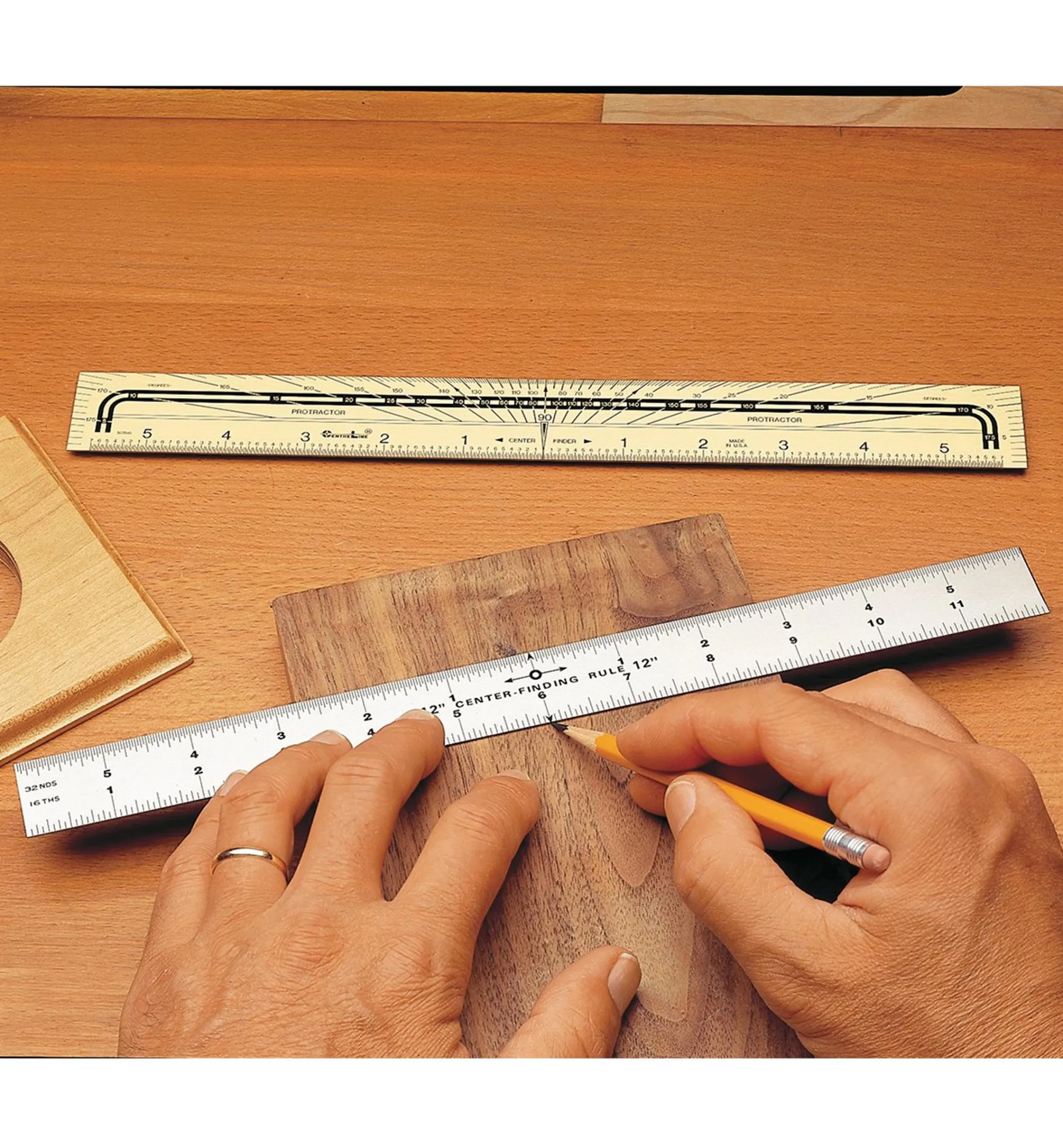 Lee Valley Marking & Measuring>Center-Finding Rule
