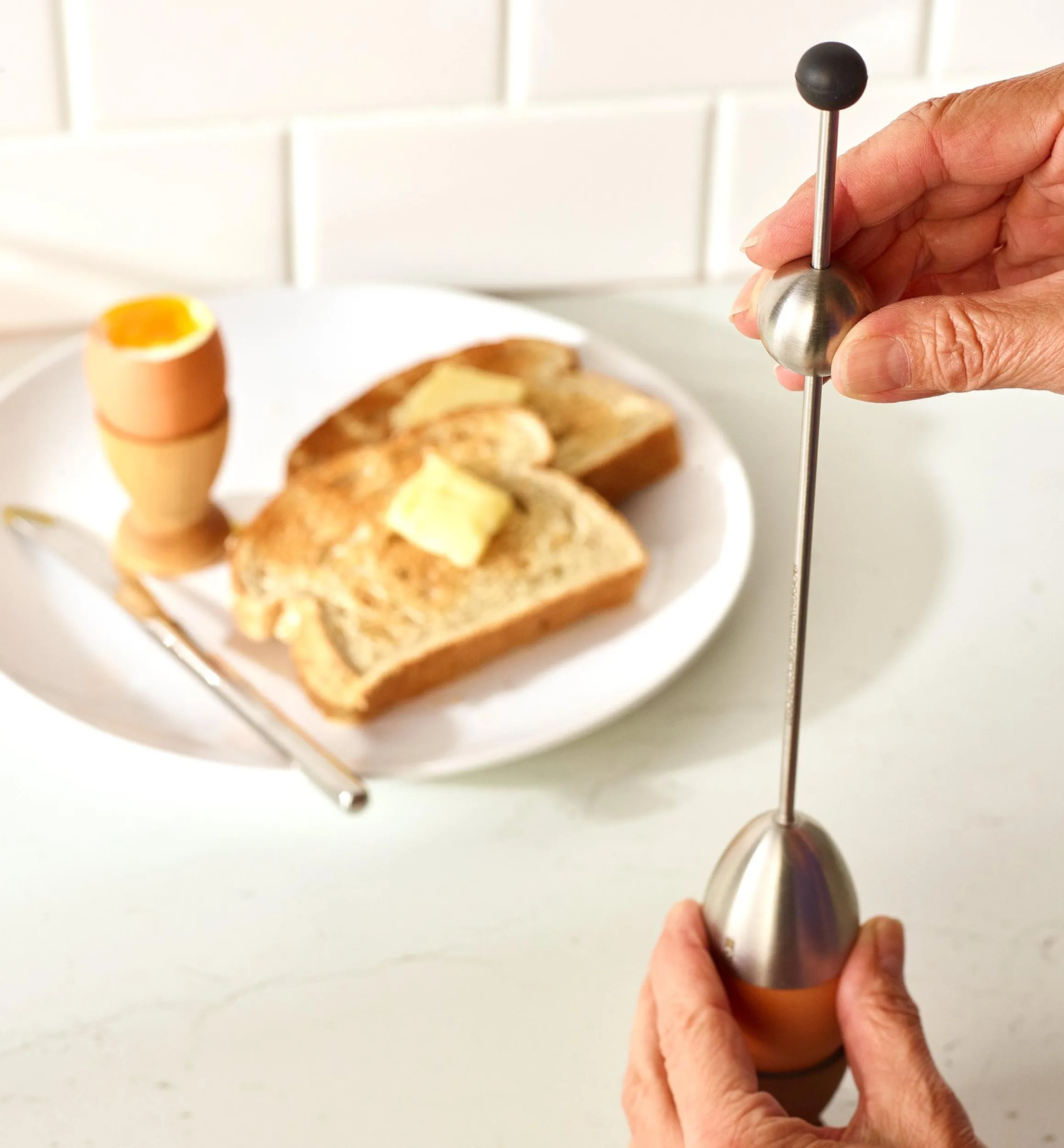 Lee Valley Knives & Cutlery>Clack Soft-Boiled Egg Topper