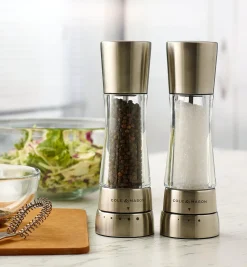 Lee Valley Kitchen Tools>Cole & Mason Salt & Pepper Mill Set
