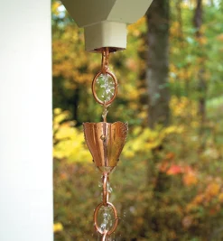 Lee Valley Home Maintenance>Copper Rain Chain